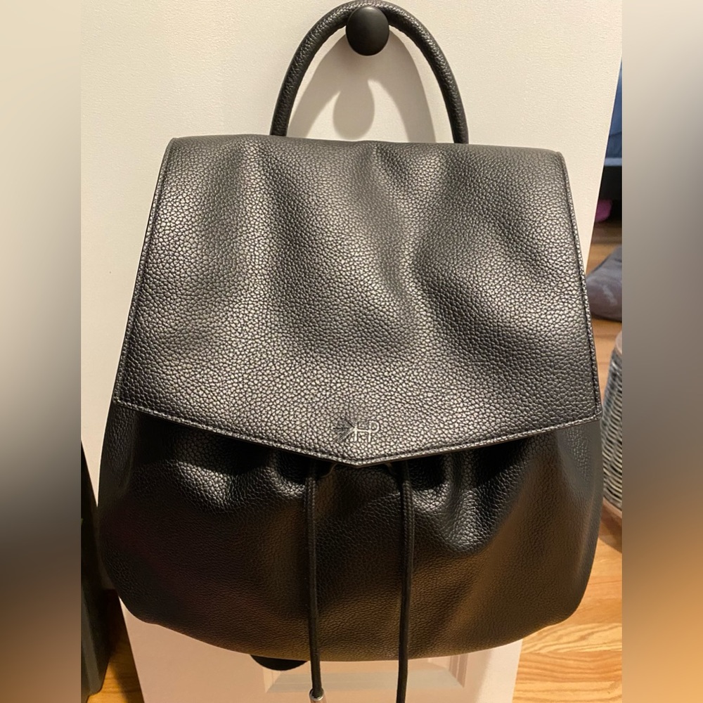 Freshly picked black draw string bag